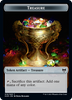 Kaldheim - Treasure // Tibalt, Cosmic Imposter Emblem Token (foil)