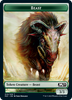 Core Set 2021 - Knight // Beast Token (foil)