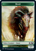 Core Set 2021 - Demon // Beast Token (foil) | Core Set 2021