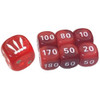 SWSH Battle Styles:  Red (Translucent) & Red (Small) Dice
