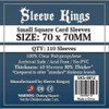 Small Square Card Sleeves 70mm x 70mm (110)