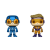 POP! Heroes - Blue Beetle & Booster Gold (2-Pack) (Metallic)