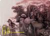 March of Burgeoning Life Art Card (#29) (Gold Signature)