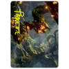 Strixhaven: School of Mages Art Card: Forest (Gold Signature)