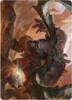 Zendikar Rising Art Card: Moraug, Fury of Akoum