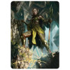 Zendikar Rising Art Card: Nissa of Shadowed Boughs (#5) (Gold Signature)