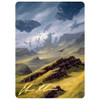 Zendikar Rising Art Card: Plains (#9) (Gold Signature)