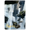 Zendikar Rising Art Card: Island (#10) (Gold Signature)