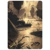 Zendikar Rising Art Card: Murkwater Pathway (Gold Signature)