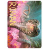 Zendikar Rising Art Card: Lotus Cobra (Gold Signature)