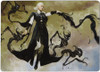 Strixhaven: School of Mages Art Card: Shadewing Laureate (Japanese)
