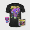 Pocket POP! & Tee: Marvel - Spider-Man (Blacklight) and Children's T-Shirt