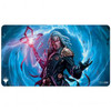 MTG Kamigawa Neon Dynasty Playmat V3 featuring Tezzeret, Betrayer of Flesh