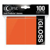 Eclipse Gloss Standard Sleeves - Pumpkin Orange (100)