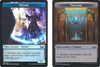 Streets of New Capenna - Wizard / Treasure (#17) Token (foil)