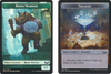 Streets of New Capenna - Rhino Warrior / Treasure (#13) Token (foil)