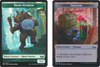 Streets of New Capenna - Rhino Warrior / Treasure (#15) Token (foil)
