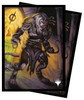 MTG Dominaria United Sleeves V4  featuring Borderless Planeswalker - Ajani, Sleeper Agent (100)