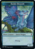 Commander Legends: Battle for Baldur's Gate - Faerie Dragon / Treasure Foil Token