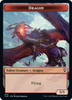 Commander Legends: Battle for Baldur's Gate - Dragon / Gold Token