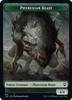 Commander Legends: Battle for Baldur's Gate - Phyrexian Beast / Wurm Token