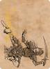 Lae'zel, Vlaakith's Champion Art Card (#45) (Gold Signature)