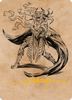 Livaan, Cultist of Tiamat Art Card (#55) (Gold Signature)