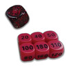 SWSH Astral Radiance Black w/ Red Speckles & Red (small) Dice