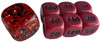 SWSH Lost Origin Red w/ Yellow Speckles & Red (small) Dice