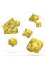 Oakie Doakie Dice RPG Set Marble - Yellow (7)