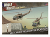 World War III: Team Yankee - UH-1 Huey Transport Helicopter Platoon (Plastic)