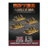 Flames of War - Airborne 75mm Light Troop (x4 Plastic)