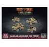 Flames of War - Daimler Armoured Car Troop (Plastic)