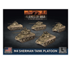 Flames of War - M4 Sherman Tank Platoon (x5 Plastic)