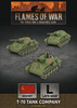 Flames of War - T-70 Tank Company (x3 Plastic)