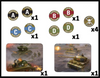 Flames of War - Late War Mission Token Set (x14)