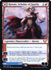 Rowan, Scholar of Sparks // Will, Scholar of Frost (Strixhaven: School of Mages Prerelease foil)