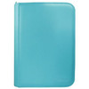 Vivid 4-Pocket Zippered PRO-Binder - Light Blue