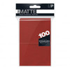 PRO-Matte Standard Deck Protector sleeves - Red (100)