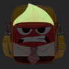 Disney: Pixar Inside Out Anger Cosplay Passport Bag
