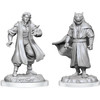 Critical Role Unpainted Miniatures - Human Male Sorcerer Merchant & Tiger Demon (90551)