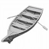 WizKids Deep Cuts - Rowboat & Oars