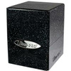 Satin Cube - Glitter Black