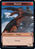 Dominaria United - Bird (#2) / Dragon (foil) Token
