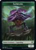 Dominaria United - Saproling / Badger (foil) Token