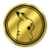 Black & Gold Clear Pokemon GO Pikachu Oversized Coin