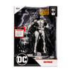 Page Punchers: Batman (Line Art Variant) 7-Inch figure with Black Adam Comic