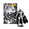 Page Punchers: Batman (Line Art Variant) 7-Inch figure with Black Adam Comic