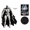 Page Punchers: Batman (Line Art Variant) 7-Inch figure with Black Adam Comic
