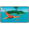 MTG Dominaria Remastered Black Stitched Playmat - V1 featuring Birds of Paradise